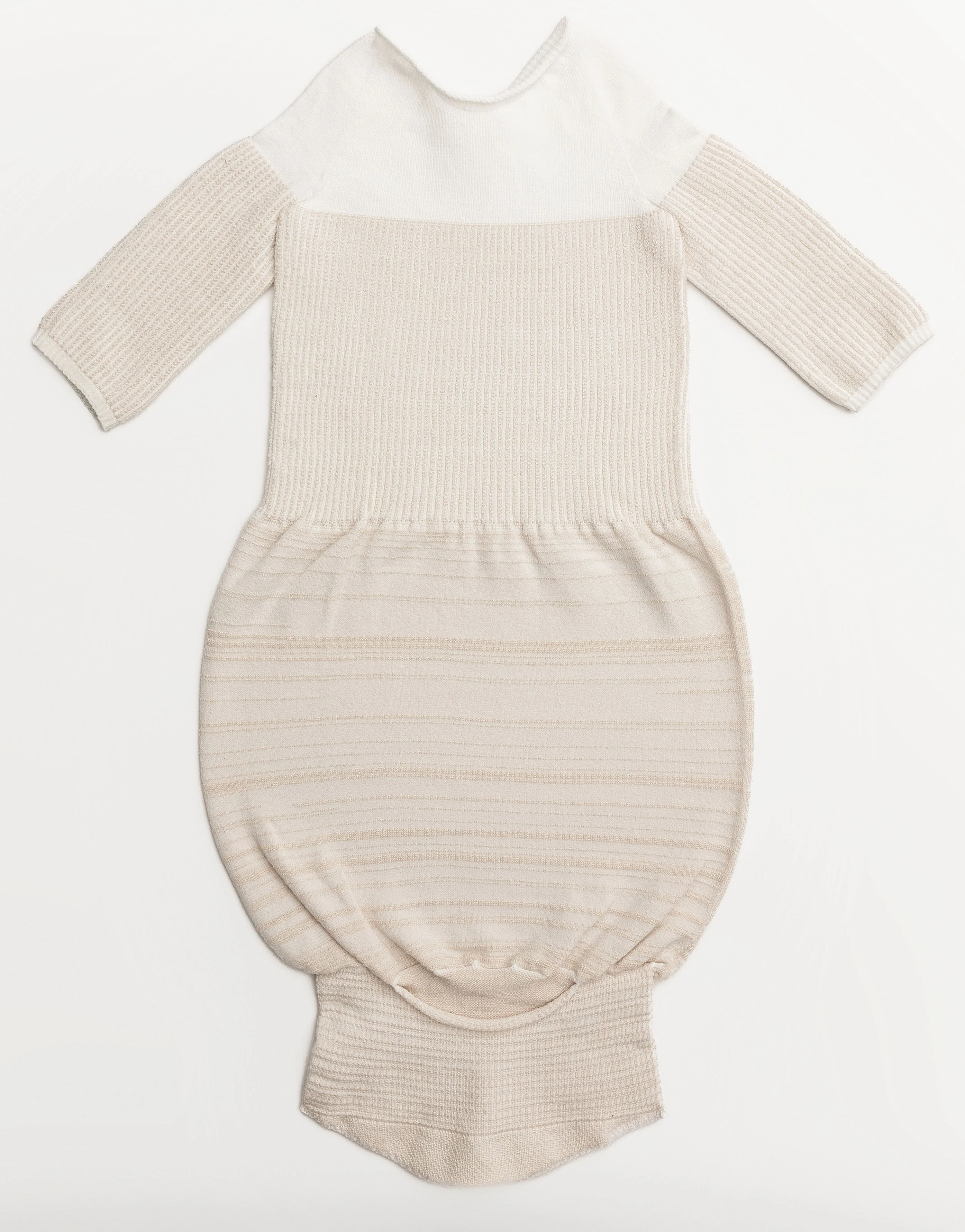 Bamboo Blend Beige Arms Out™ Long Sleeve Sleep Sack - Image 12