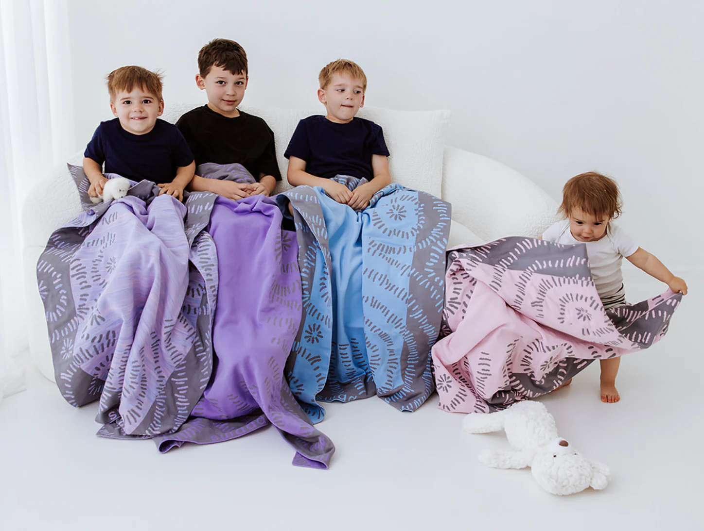 Lavender Swaddelini Blanket - Image 3