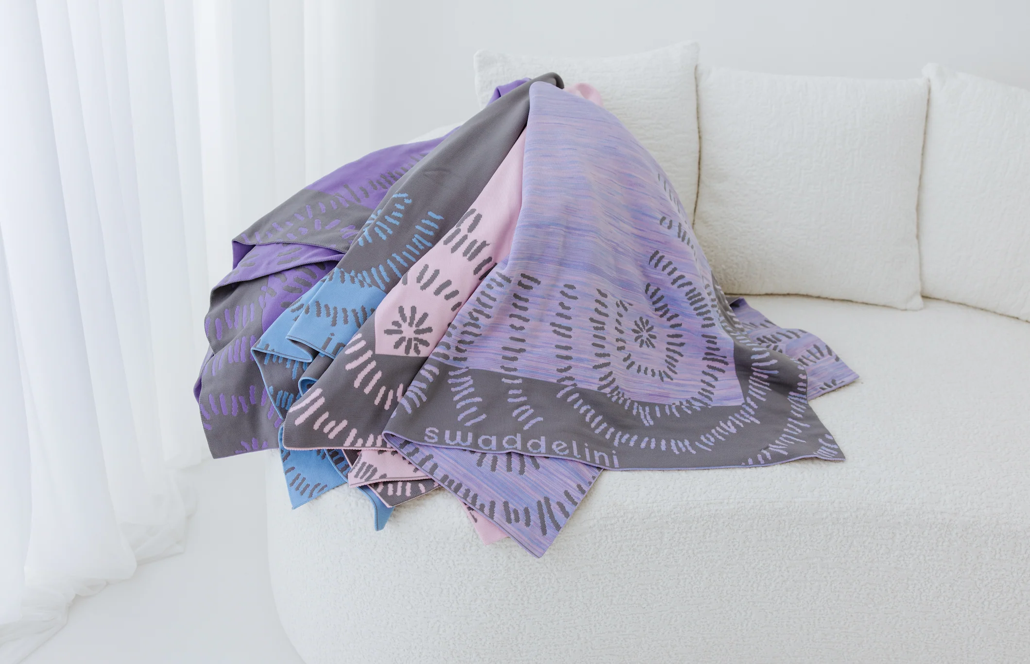 Lavender Swaddelini Blanket - Image 5