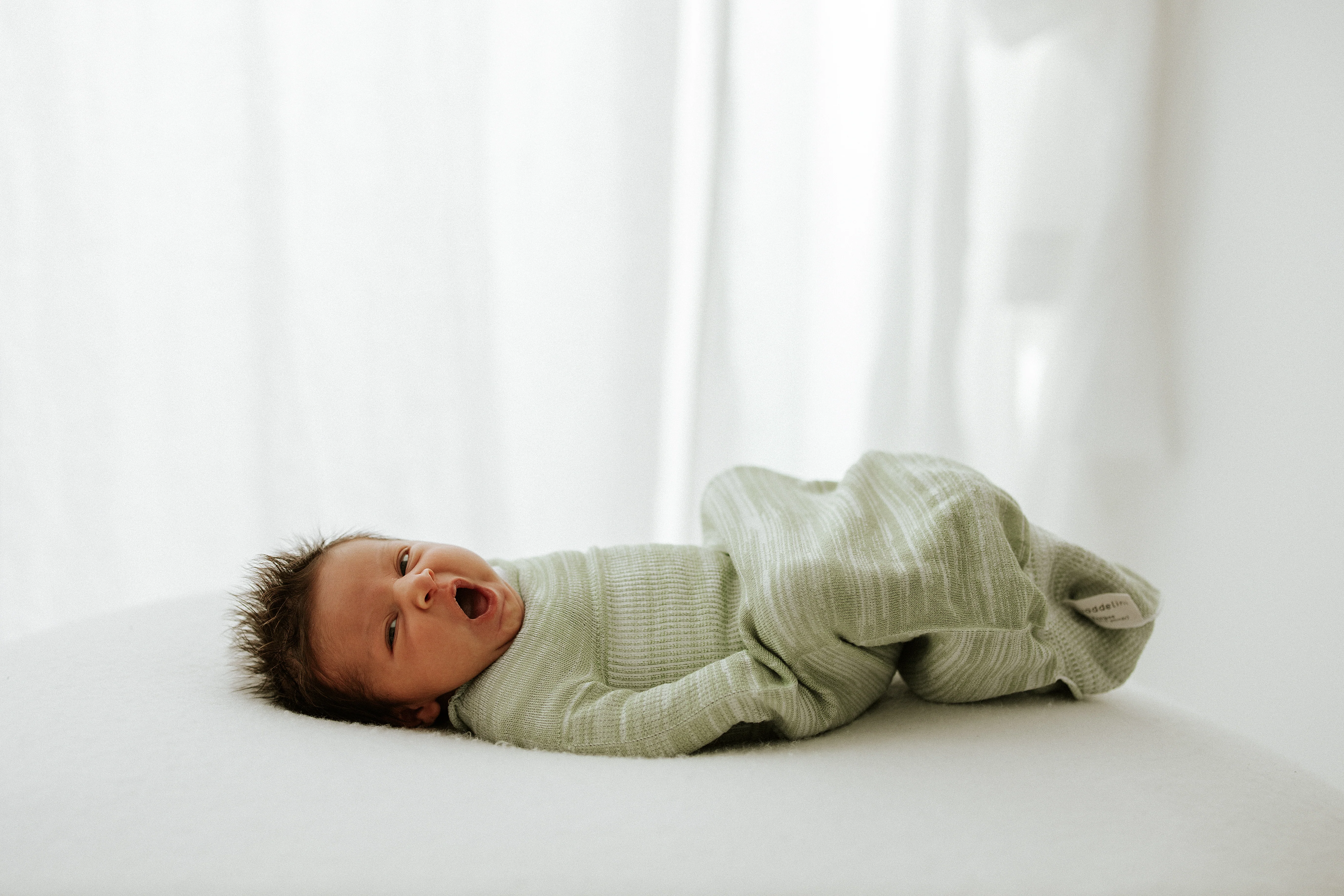 Bamboo Blend Mint Swaddle Sleep Sack - Image 7