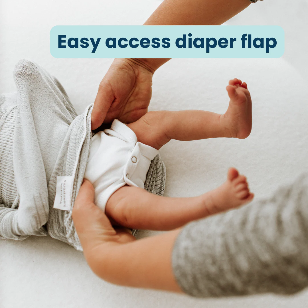 Grey Swaddle Sleep Sack - Image 3