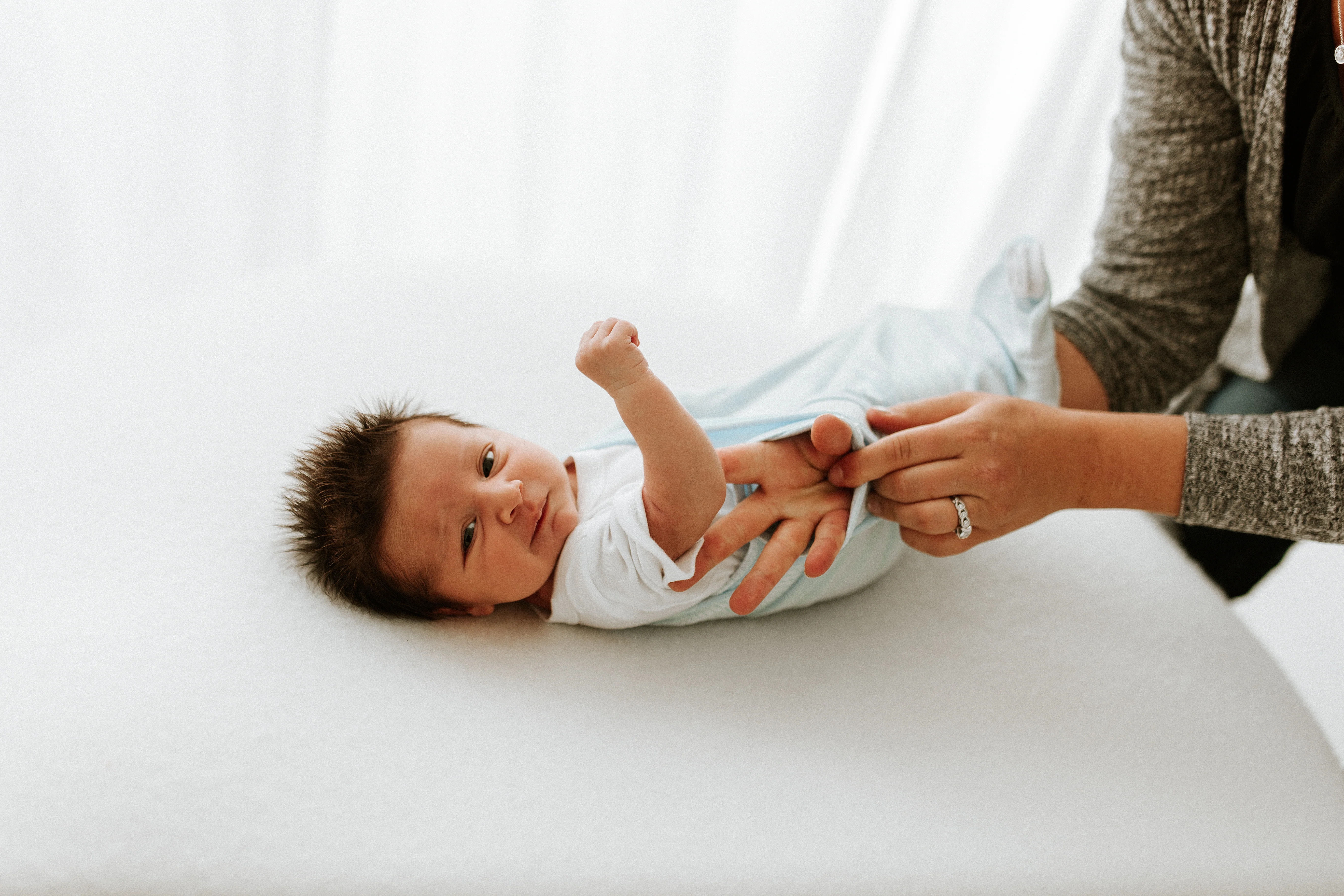 Blue Swaddle Sleep Sack - Image 4