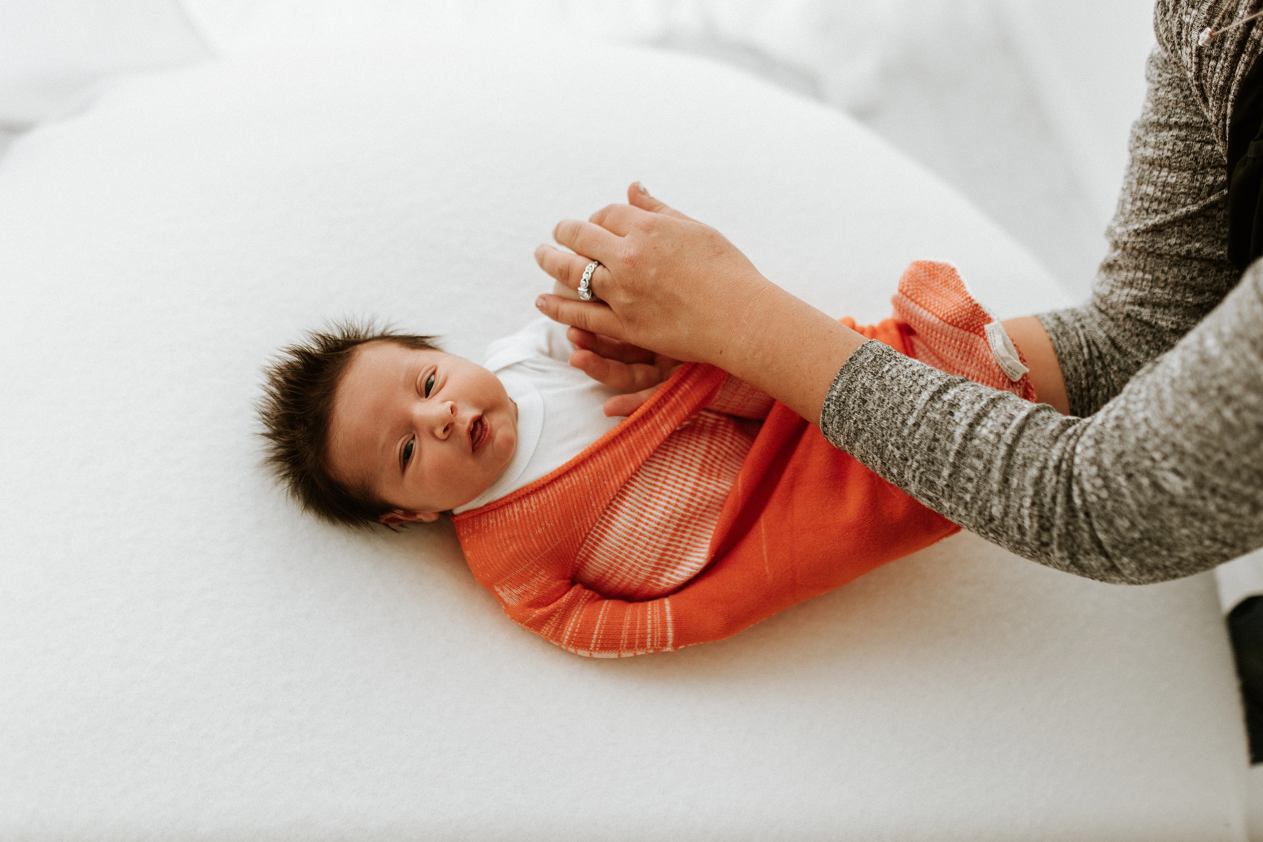 Orange Swaddle Sleep Sack - Image 3