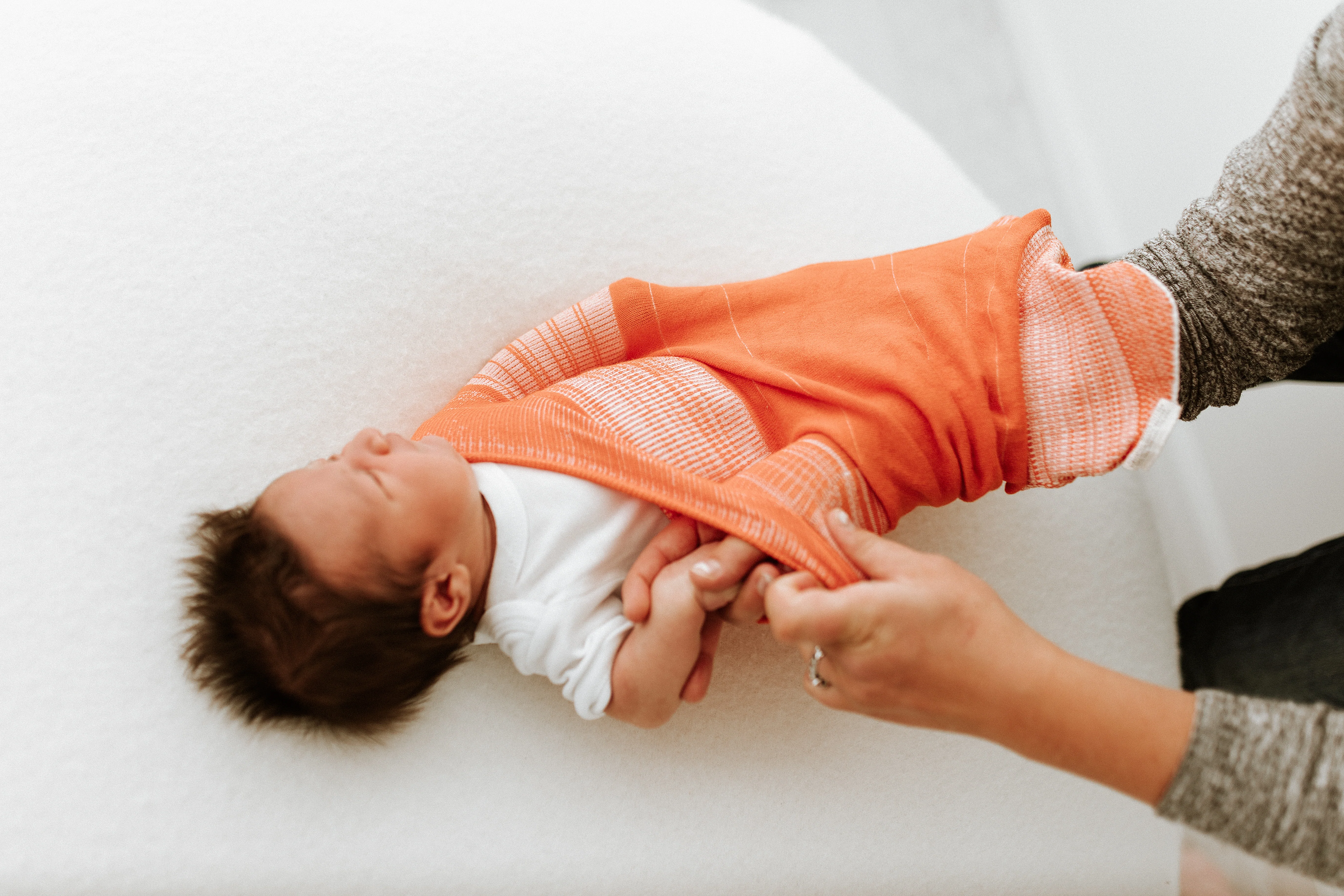 Orange Swaddle Sleep Sack - Image 5