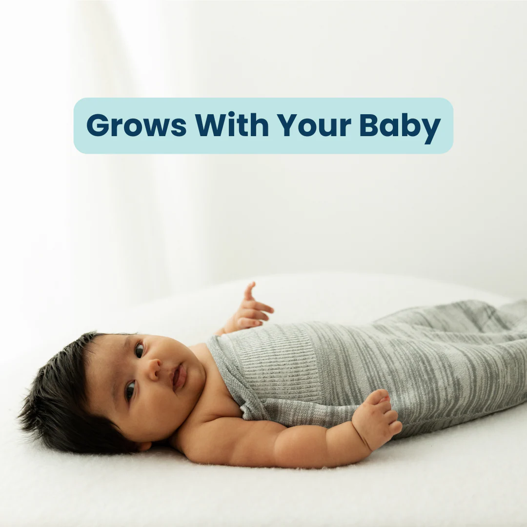 Grey Swaddle Sleep Sack - Image 5