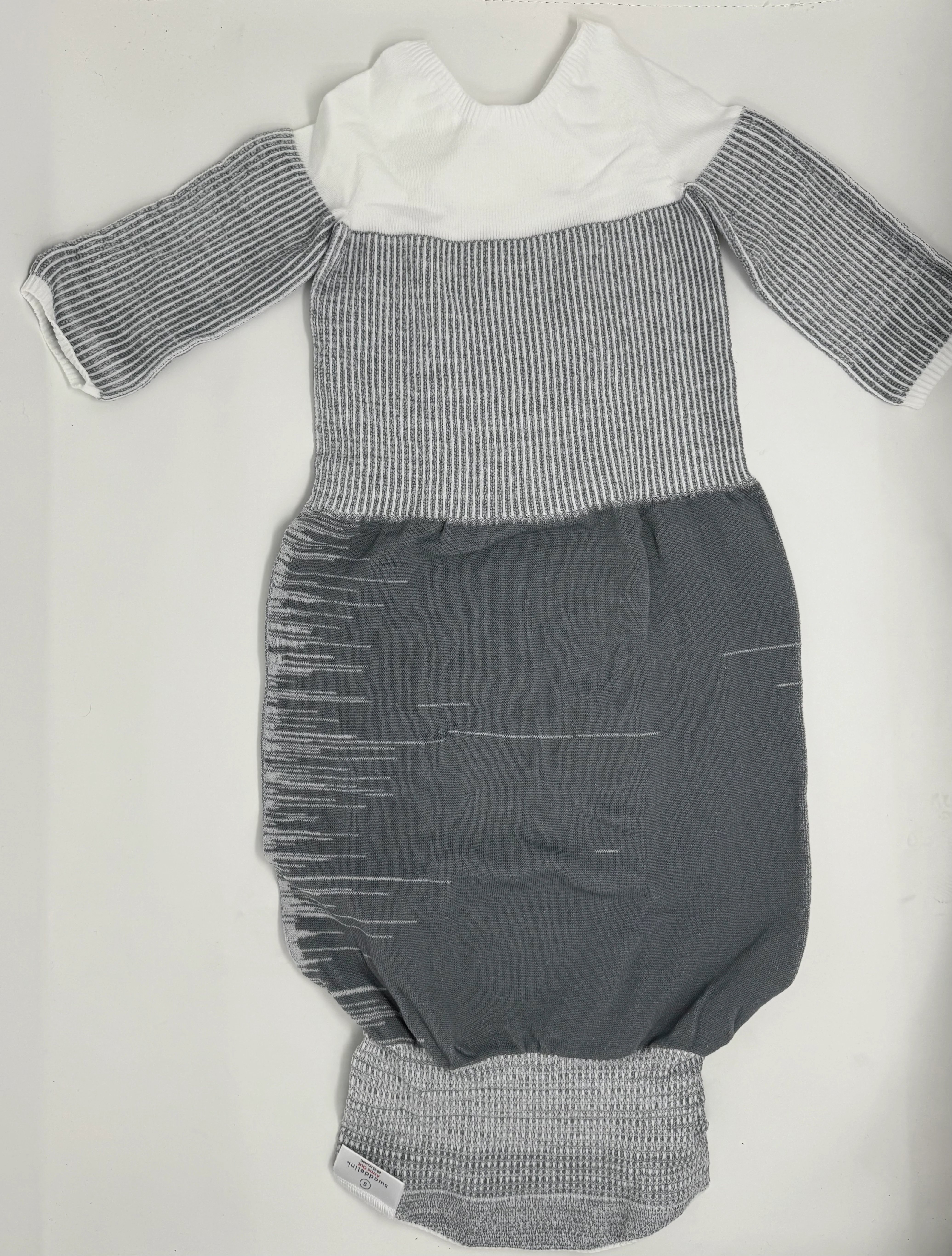 Grey Swaddelini Sleep Sack Bundle – Safe Swaddle-to-Sleep Transition for Rolling Babies - Image 4