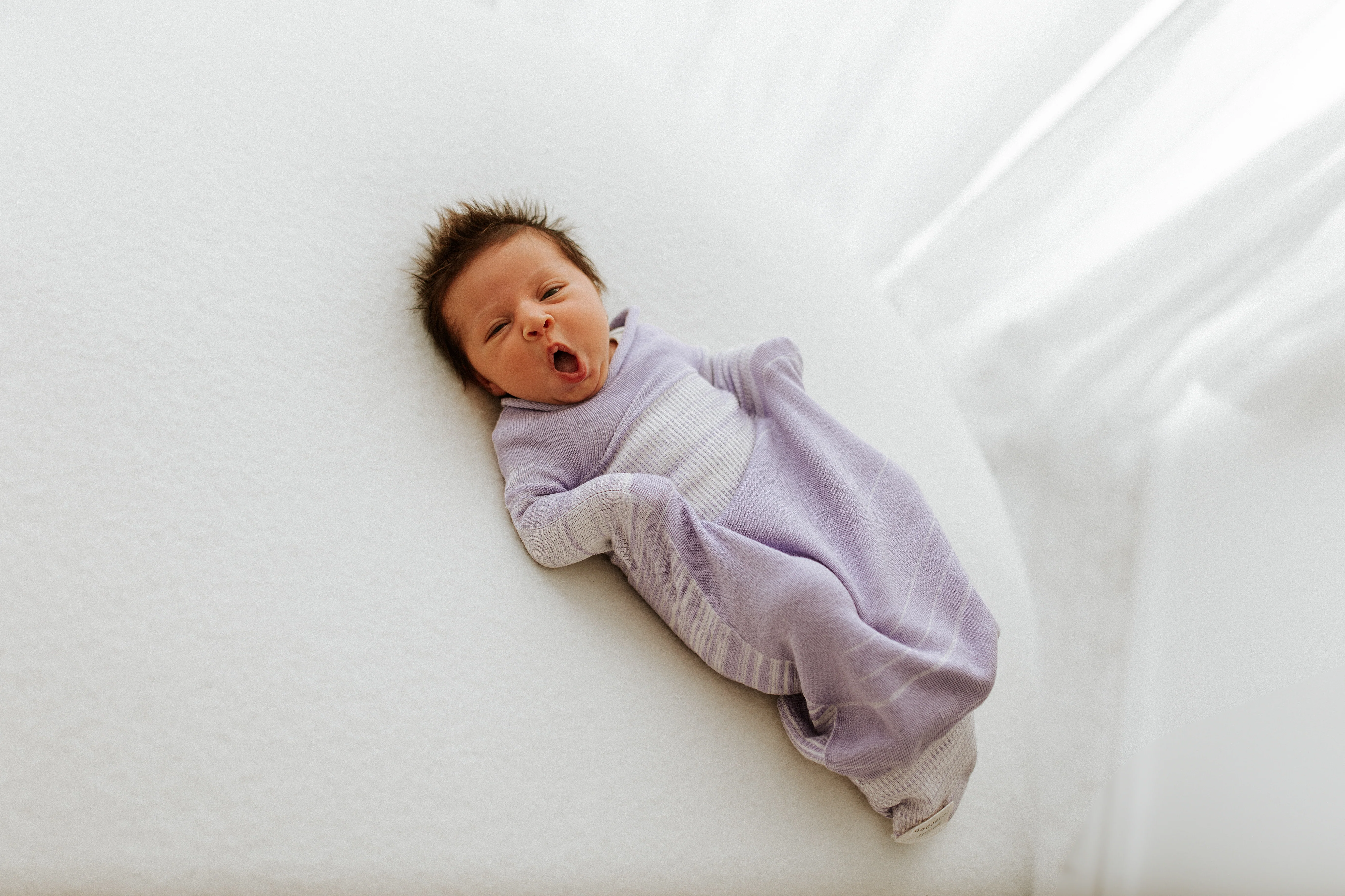 Lavender Swaddle Sleep Sack - Image 3
